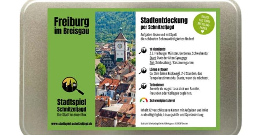 Freiburg im Breisgau: Scavenger Hunt Self-Guided Tour - How the 3-hour Freiburg game works, card 1 to final stop