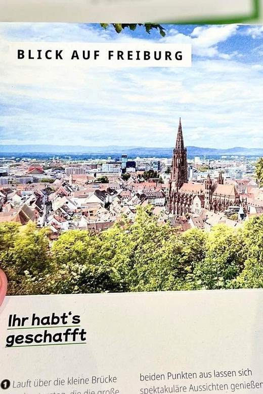 Freiburg im Breisgau: Scavenger Hunt Self-Guided Tour - Logistics in Freiburg: shipping time, no pickup, and German-only cards