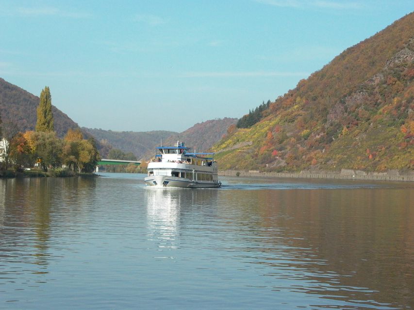From Alken: Moselle Valley Sightseeing Cruise - Burg Thurant: the castle silhouette that anchors the first stretch