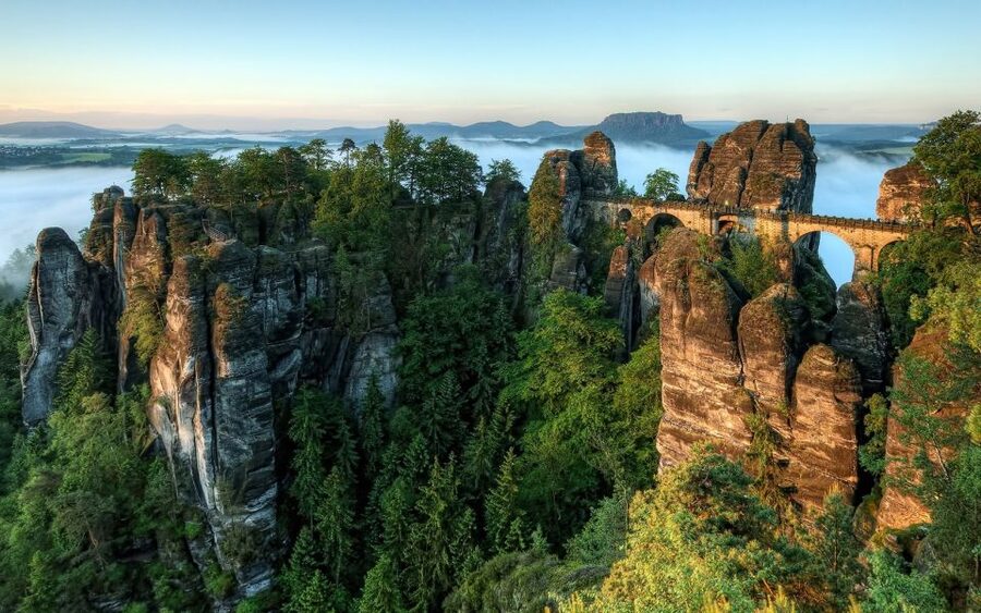 From Dresden: Bohemian & Saxon Switzerland Day Trip - Pravčická Brána: crossing from Czech villages to the biggest arch feeling