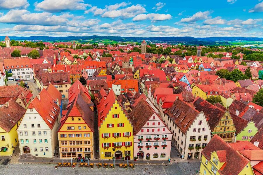 From Munich: Rothenburg and Romantic Road Day Trip by Bus - Harburg Castle, the steep approach, and the skip-the-line advantage