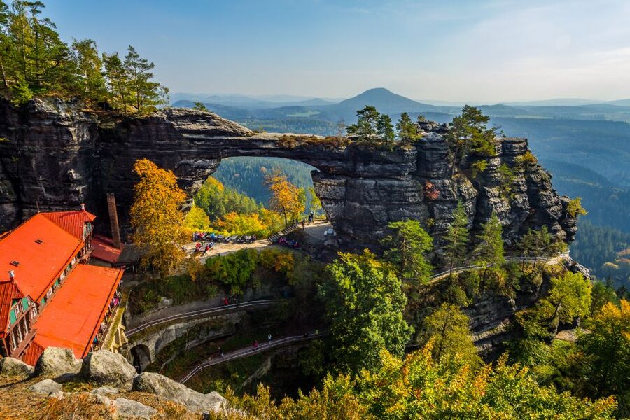 From Prague: Saxony and Bohemian Switzerland Walking Tour - Bastei Over the Elbe Canyon: Views, the Sandstone Bridge, and Neurathen