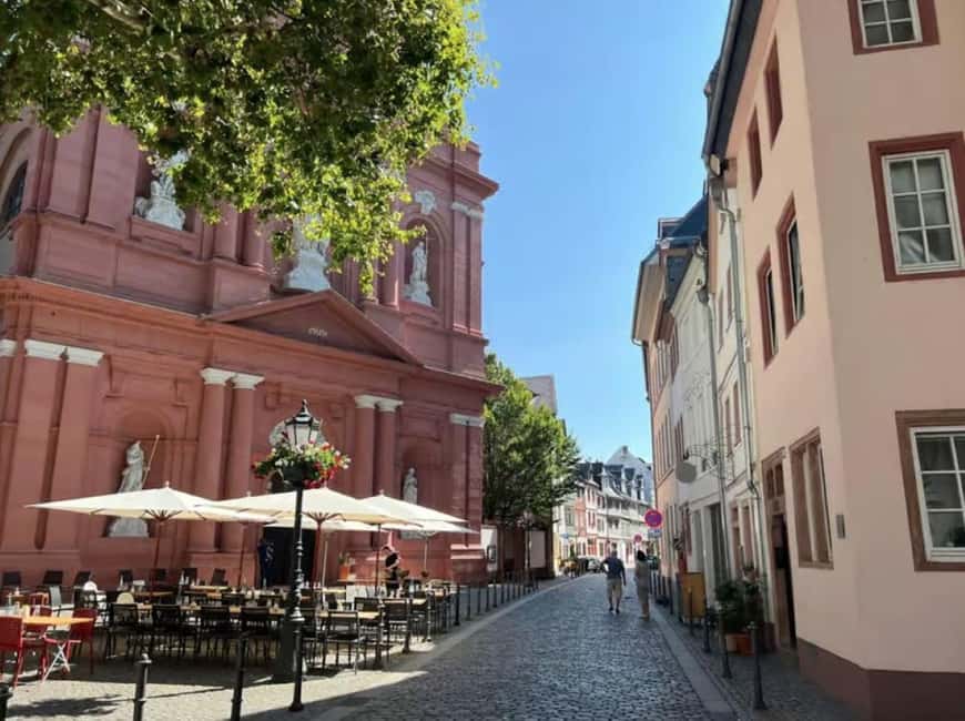 Guided tour in Mainz on the Rhine in german and english - Altstadt and Domplatz energy: the city with real rhythm