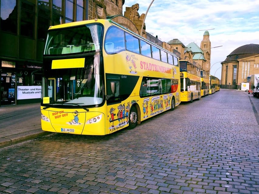Hamburg: Hop-On Hop-Off Bus Tour Yellow Double Decker - Yellow double-decker freedom: hop on, ride on, hop again