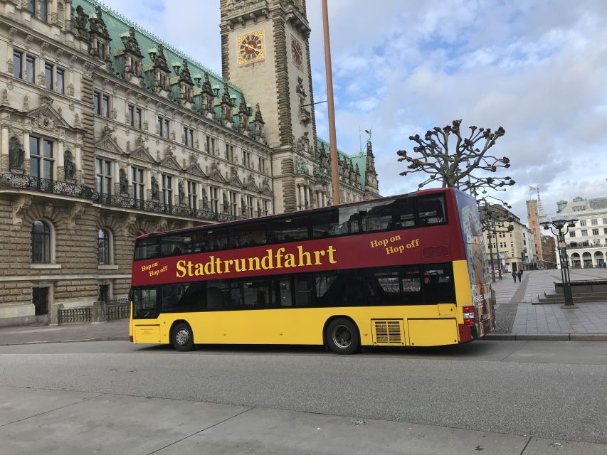 Hamburg: Line C Sightseeing Hop-On Hop-Off Bus Tour - Alster Lakes, Jungfernstieg, and the Town Hall area