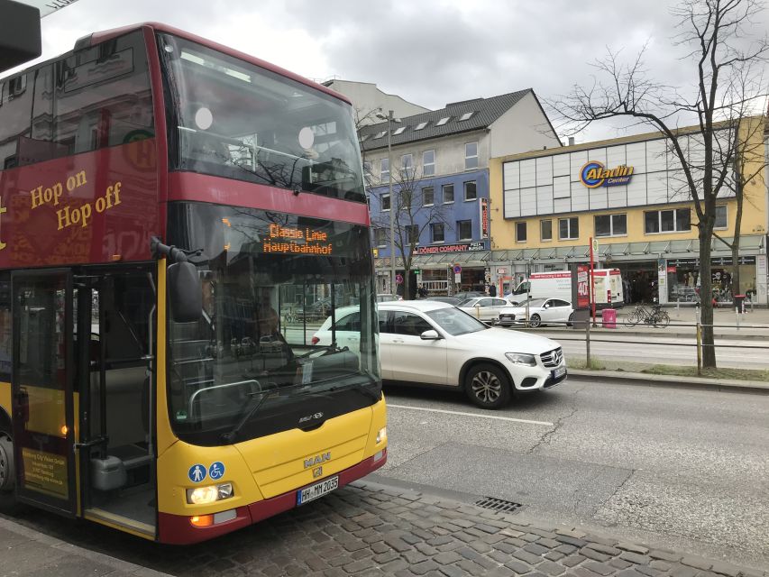 Hamburg: Line C Sightseeing Hop-On Hop-Off Bus Tour - Elbphilharmonie and HafenCity: modern waterfront views from the bus