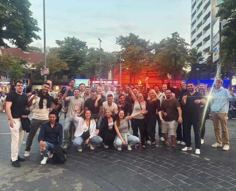 Hamburg Pub Crawl - 4 Locations, Shots & Club Entry - St. Pauli and the Reeperbahn, simplified into a walkable plan