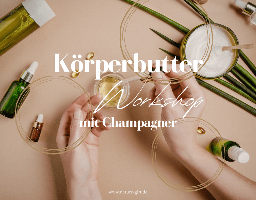 Hamburg: Skin Care Workshop with Champagne - Cold-pressed oils and essential oils: what you are actually making