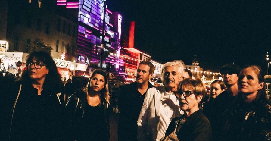 Hamburg: St. Pauli Tour with the White Dandy - Spielbudenplatz and the Reeperbahn, explained with street-level stories