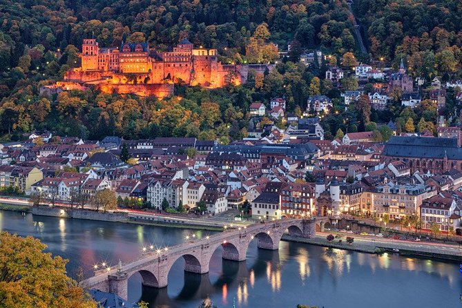 Heidelberg Castle and Old Town Tour from Frankfurt - Heidelberg Castle ruins: the terrace views, the big buildings, and the wine-barrel cellar