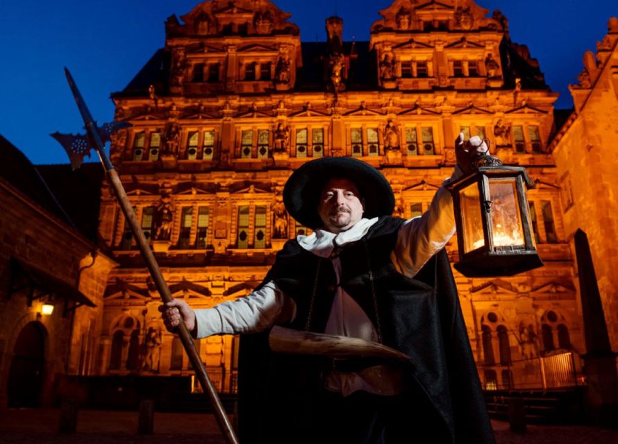 Heidelberg: Torchlight Tour with a Night Watchman - Meeting at the Market Square, Hercules Fountain, and City Hall