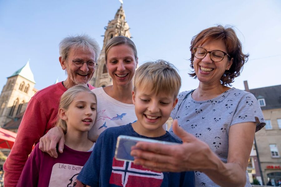 Heilbronn: Kleine Citytour am Samstag - Meeting at the Heilbronn marketplace: how the hour is paced