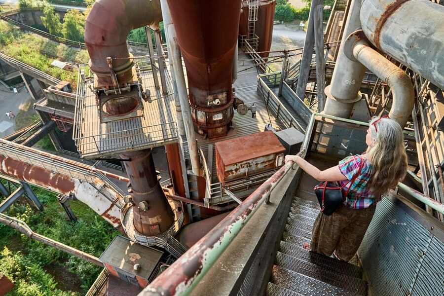 Hut tour Duisburg-Nord Landscape Park - The core walk: from the Gout to the Torpedo Ladle Car