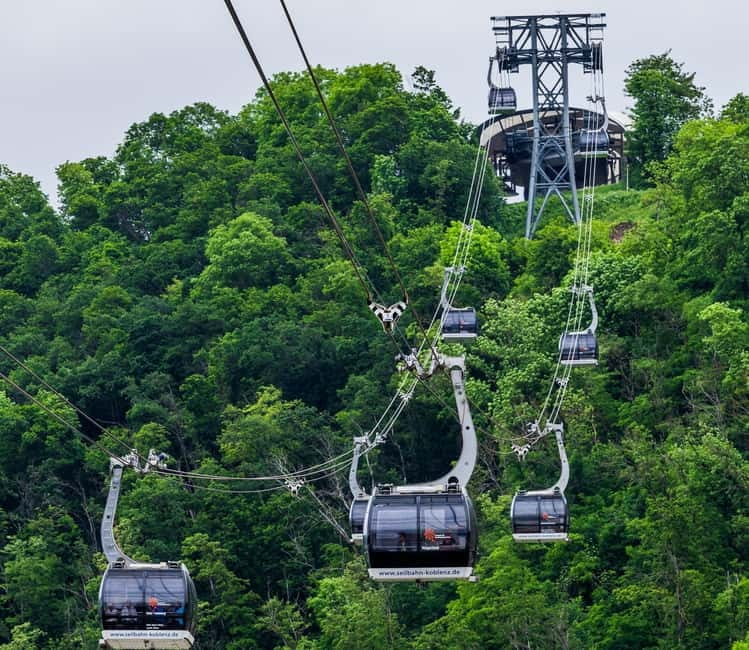 Koblenz: Cable car tickets with optional admission to Ehrenbreitstein Fortress - Combo ticket vs cable car only: choosing the right level of commitment
