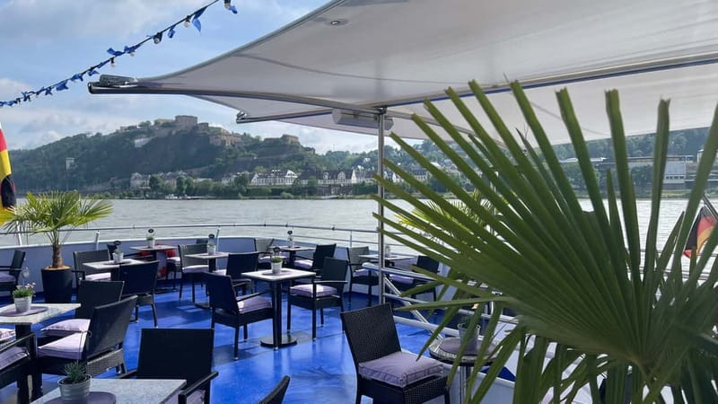 Koblenz:Rhine Valley boat tour along the castles and palaces - Braubach turnaround and Marksburg Castle: the big name close-up