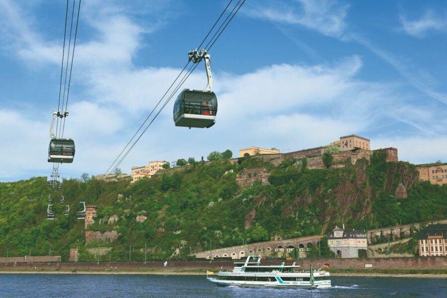Koblenz: Rhine Valley Castle Sightseeing Cruise - Deutsches Eck and the Rhine-Moselle meeting at the Lahn mouth