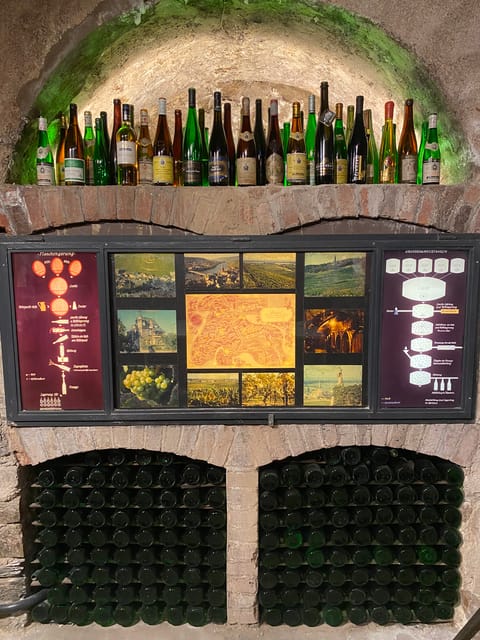 Koblenz: Sektmuseum Histor. Kelllergewölbe incl. 1 Glas Sekt - A candlelit cellar walk and the “eyes, ears, taste” ending