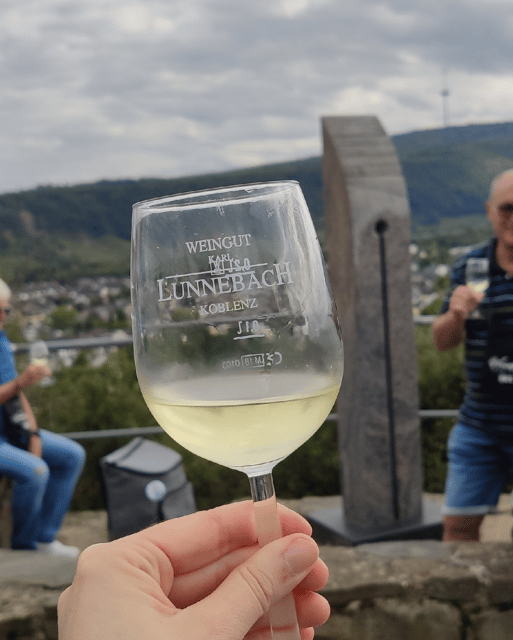 Koblenz: The Living Vineyard, Nature & Wine Enjoyment - Entering Weingut Lunnebach, with a glass in hand