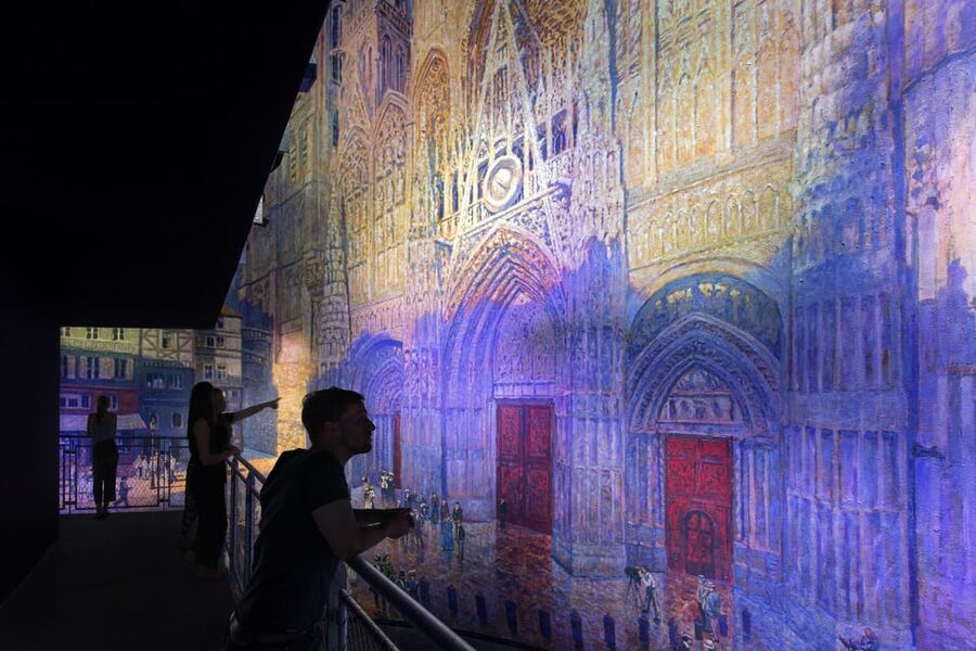 Leipzig: 360° Panorama THE CATHEDRALE OF MONET ticket - The 15-minute day and night change, how to watch it without missing the point