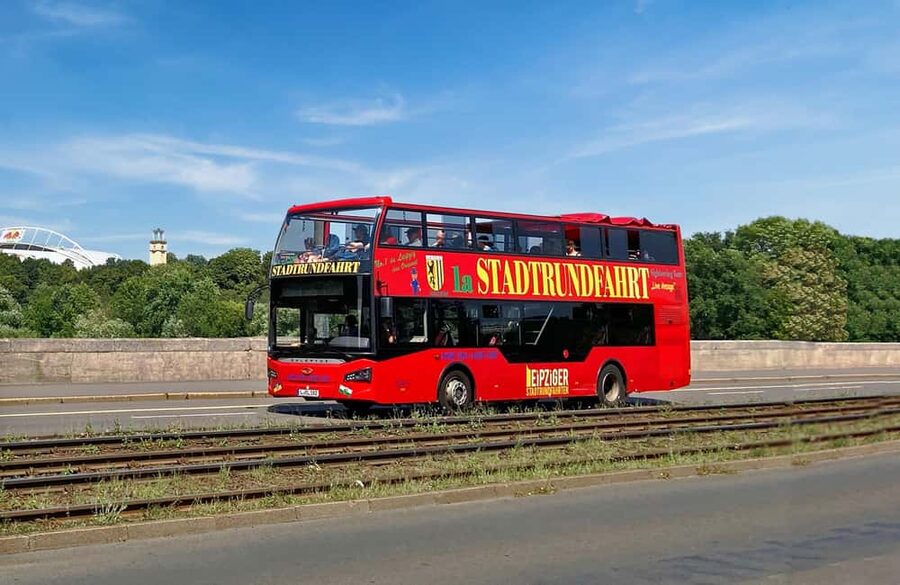 Leipzig: Bus Tour - Getting oriented at Richard-Wagner-Straße and picking your seat