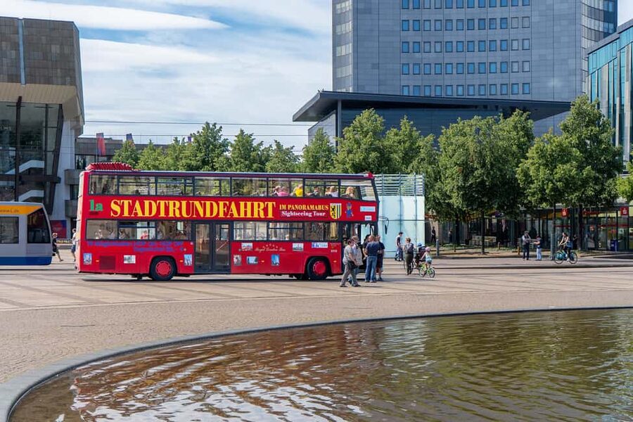 Leipzig: Bus Tour - Stop-by-stop: station area, Winter Garden views, and the Old City feel