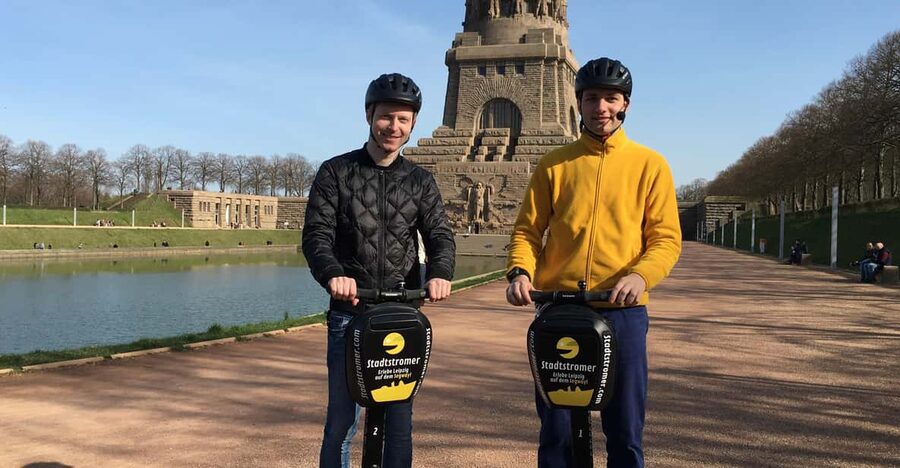 Leipzig: Segway tour to the Battle of the Nations Monument - Headset city commentary: listening while you glide