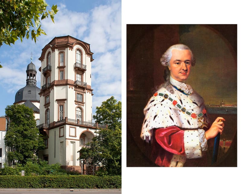 Mannheim: Public Night Watchman Tour with Night Watchwoman Marie - Meet Night Watchwoman Marie at Barockschloss Mannheim
