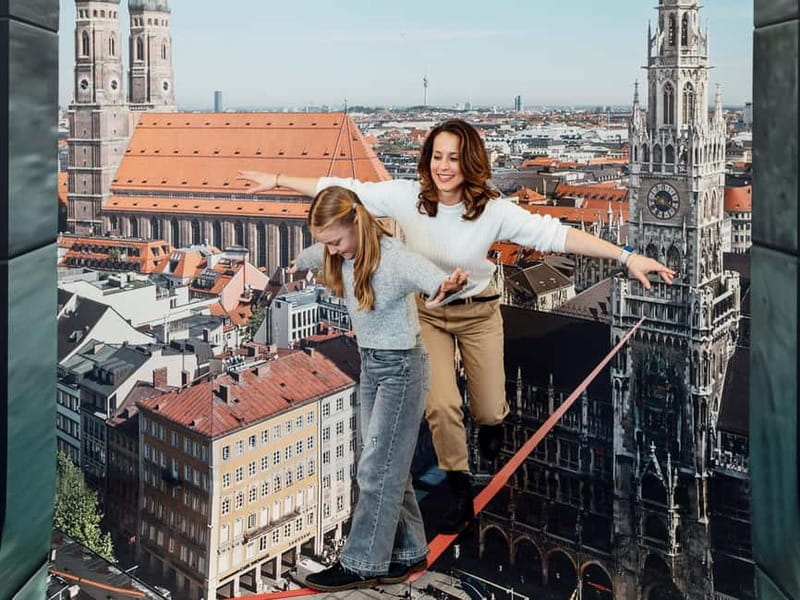 Munich: Magic Bavaria - Museum of Fun, Selfies and Illusions - Entering the upside-down zones, including the King’s Hall ceiling trick