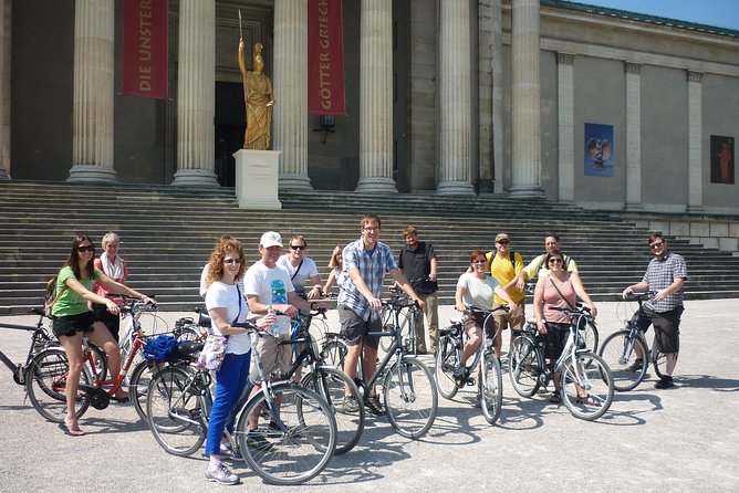 Munich Small-Group Bike Tour - Rolling to Eisbachwelle: the surfer wave that defines Munich