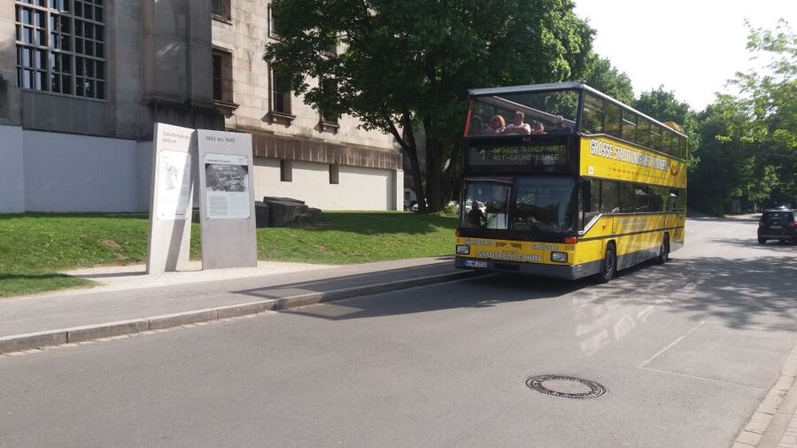 Nuremberg: Hop-On Hop-Off Bus Tour - Stop 6: Kongresshalle for monumental scale