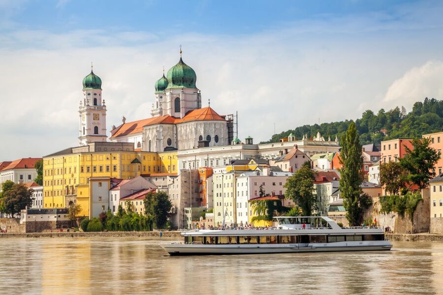 Passau: 1-Hour Guided City Walking Tour - Old Town Hall tower: flood lines as a street-level lesson