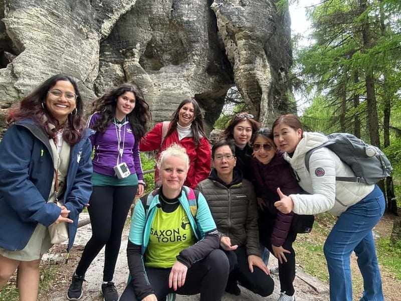 Prague: Bohemian & Saxon Switzerland Small Group Tour - Bastei Bridge above the Elbe Canyon: the big photo stop