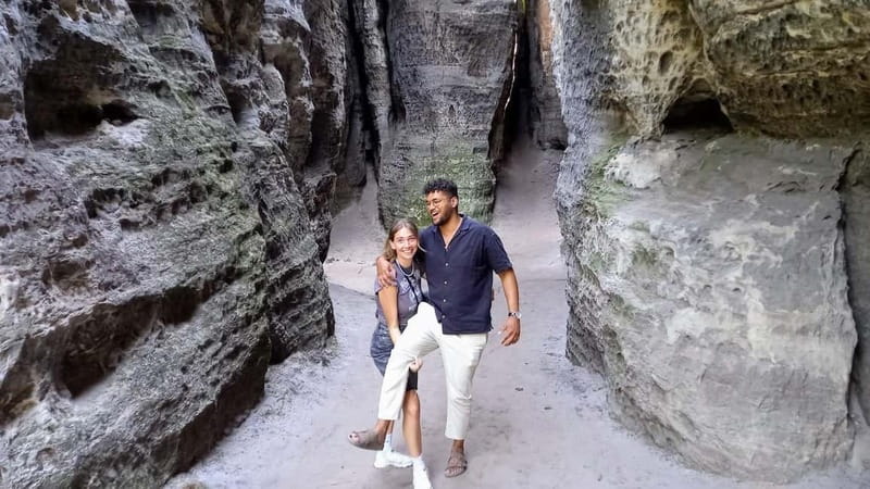 Prague: Bohemian & Saxon Switzerland Small Group Tour - Tisa Rocks Labyrinth: a fun sandstone maze moment