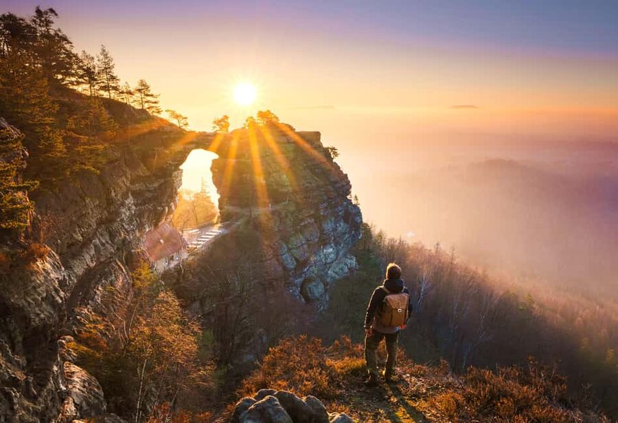 Prague: VIP Bohemian Saxon Switzerland: 2 Countries in 1 Day - Lunch in Czechia mode: one main course, one drink, and actual satisfaction