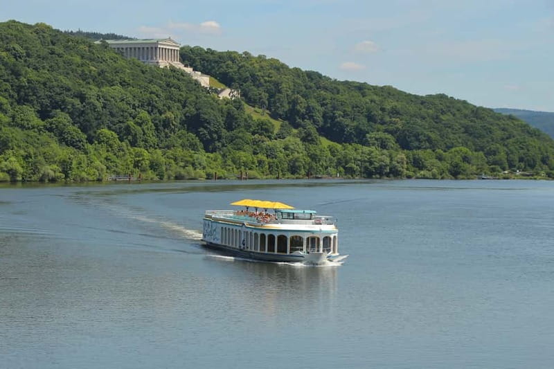 Regensburg: Klinger's Sightseeing Boat Tour to Walhalla - Walking up to Walhalla: 350 steps, marble interiors, big views