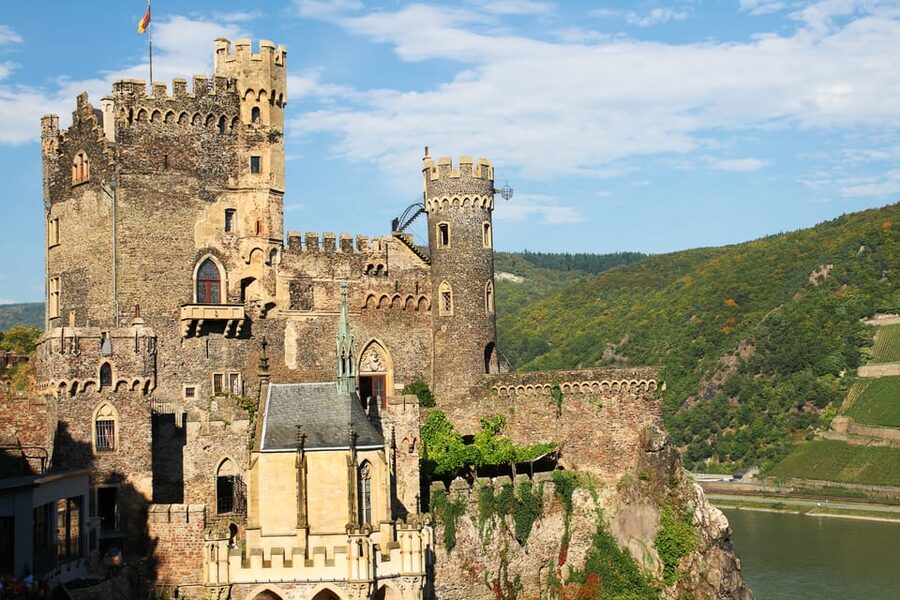 Rhine Valley Castles: 1.5-Hour Boat Tour from Rüdesheim - Nahe river meets the Rhine, then Klopp Castle
