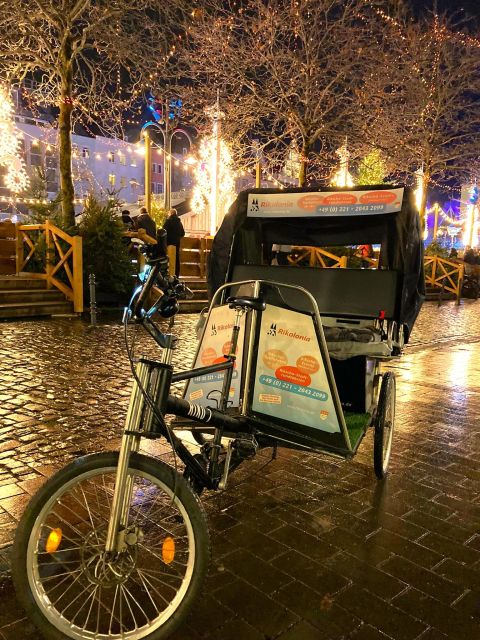 Rickshaw Glühwein Ride - Rhein River Boulevard: getting the waterfront without freezing your plans