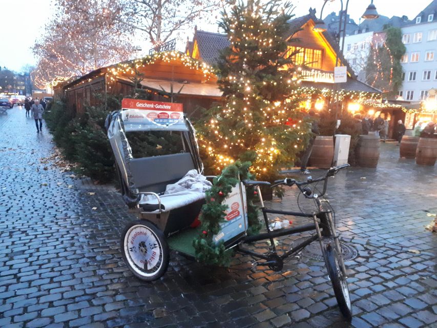 Rickshaw Glühwein Ride - Chocolate Museum area: a recognizable stop that keeps the route fun