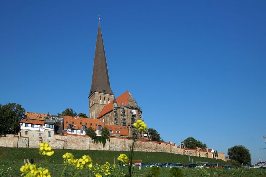 Rostock: City Walking Tour - Where the tour starts: Rostock Rathaus and the Greif