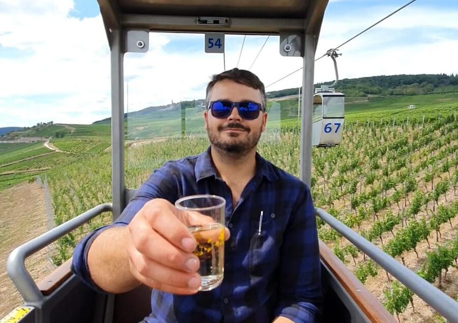 Rüdesheim - Guided wine hikes with 4wines and cable car ride - Rüdesheim wine hike with 4wines: the value is in the flow