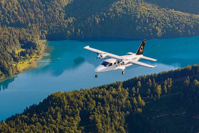 Sightseeing flight Zugspitze Neuschwanstein Castle Alps Munich Augsburg - Plansee and the Ammergau Alps, then the fairytale reveal: Neuschwanstein